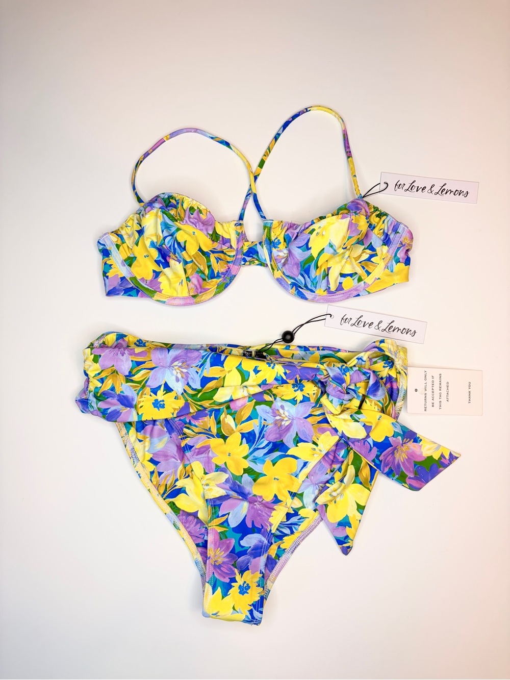 For Love &‎ Lemons Bikini Set Size XL NEW